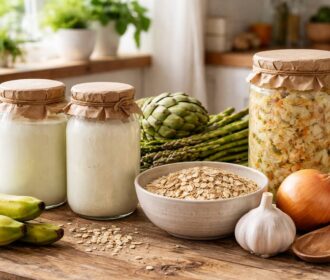 Prebióticos vs. probióticos: diferencias, beneficios y alimentos que los aportan