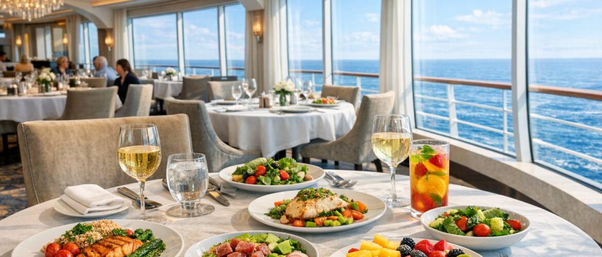 ¿Qué y cómo se come en un crucero de lujo? Guía saludable para disfrutar a bordo