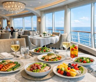 ¿Qué y cómo se come en un crucero de lujo? Guía saludable para disfrutar a bordo
